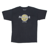 HARD ROCK CAFE Lake Tahoe Mens T-Shirt Black Crew Neck L