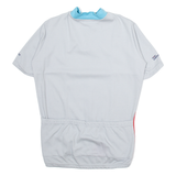 Nabhole Cycling Mens Jersey Grey 1/4 Zip M