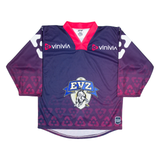 CONTE Evz Hockey Mens Jersey Purple Long Sleeve V-Neck M