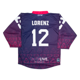 CONTE Evz Hockey Mens Jersey Purple Long Sleeve V-Neck M