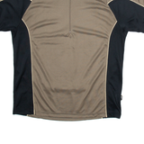 LOFFLER Cycling Mens Jersey Brown 1/2 Zip L