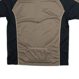 LOFFLER Cycling Mens Jersey Brown 1/2 Zip L