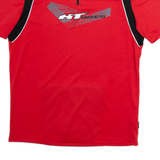 HT Cycling Mens Jersey Red 1/4 Zip L