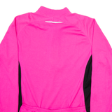MUDDYFOX Cycling Womens Jersey Pink Long Sleeve 1/2 Zip UK 10