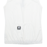 SPORTFUL Womens Jersey White Sleeveless 1/4 Zip M