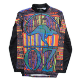 FAST Cycling Mens Jersey Grey Long Sleeve 1/4 Zip M