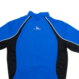 MOVE'N RIDE Cycling Mens Jersey Blue 1/2 Zip XL