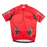 CRANE Cycling Mens Jersey Red 1/2 Zip XL