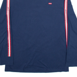LEVI'S Mens T-Shirt Blue Long Sleeve M