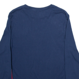 LEVI'S Mens T-Shirt Blue Long Sleeve M