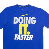 NIKE Mens T-Shirt Blue M