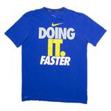 NIKE Mens T-Shirt Blue M