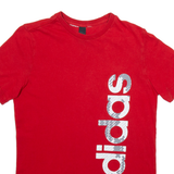ADIDAS Mens T-Shirt Red S