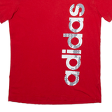 ADIDAS Mens T-Shirt Red S