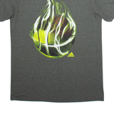 ADIDAS Mens T-Shirt Grey M