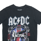 ACDC British Tour 1982 Mens T-Shirt Grey L