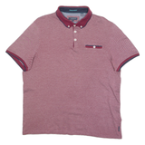 TED BAKER Mens Polo Shirt Maroon XL