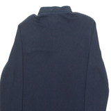 TED BAKER Mens Polo Shirt Blue Diamond Long Sleeve M