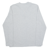 TOMMY HILFIGER Mens Polo Shirt Grey Long Sleeve M