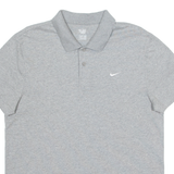 NIKE Mens Polo Shirt Grey XL