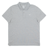 NIKE Mens Polo Shirt Grey XL