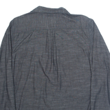 GUESS Slim Fit Mens Plain Shirt Grey Long Sleeve M