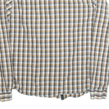 DKNY Mens Shirt Grey Check Long Sleeve XL