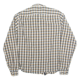 DKNY Mens Shirt Grey Check Long Sleeve XL
