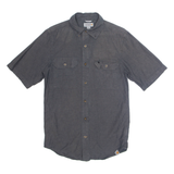 CARHARTT Relaxed Fit Mens Plain Shirt Grey Short Sleeve S