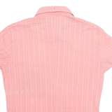 SALOMON Womens Shirt Pink Striped Short Sleeve M