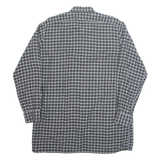 ACKERMANN Mens Shirt Grey Check Long Sleeve L