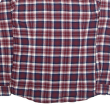 BARBOUR Mens Shirt Maroon Check Long Sleeve M