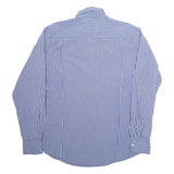 KAPPA Mens Shirt Blue Check Long Sleeve XL