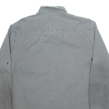 DKNY Mens Plain Shirt Grey Long Sleeve L