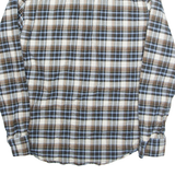 LEVI'S Mens Shirt Cream Check Long Sleeve S
