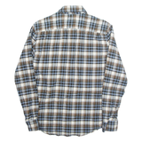 LEVI'S Mens Shirt Cream Check Long Sleeve S