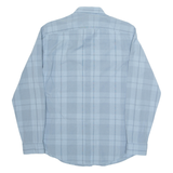 DKNY Mens Shirt Blue Check Long Sleeve M