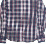 LEVI'S Mens Shirt Blue Check Long Sleeve M