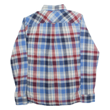 HILFIGER DENIM Mens Shirt Blue Check Long Sleeve S