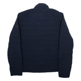 MICHAEL KORS Down Insulated Mens Quilted Jacket Blue Nylon S