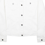 LEE Womens Denim Jacket White L