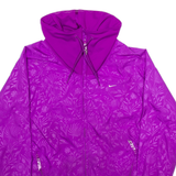 NIKE Womens Track Jacket Purple L