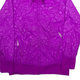NIKE Womens Track Jacket Purple L