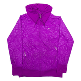NIKE Womens Track Jacket Purple L
