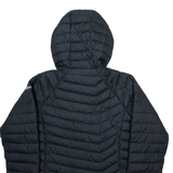 COLUMBIA Womens Puffer Coat Black Hooded XS