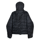 ELLESSE Womens Puffer Coat Black Hooded UK 10