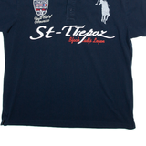 TOP STAR Mens Polo Shirt Blue 5XL
