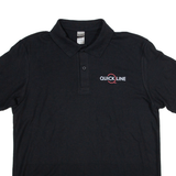 GILDAN Mens Polo Shirt Black M