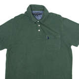 U.S POLO ASSN. Mens Polo Shirt Green Polka Dot M
