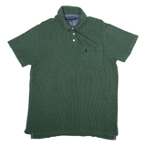 U.S POLO ASSN. Mens Polo Shirt Green Polka Dot M